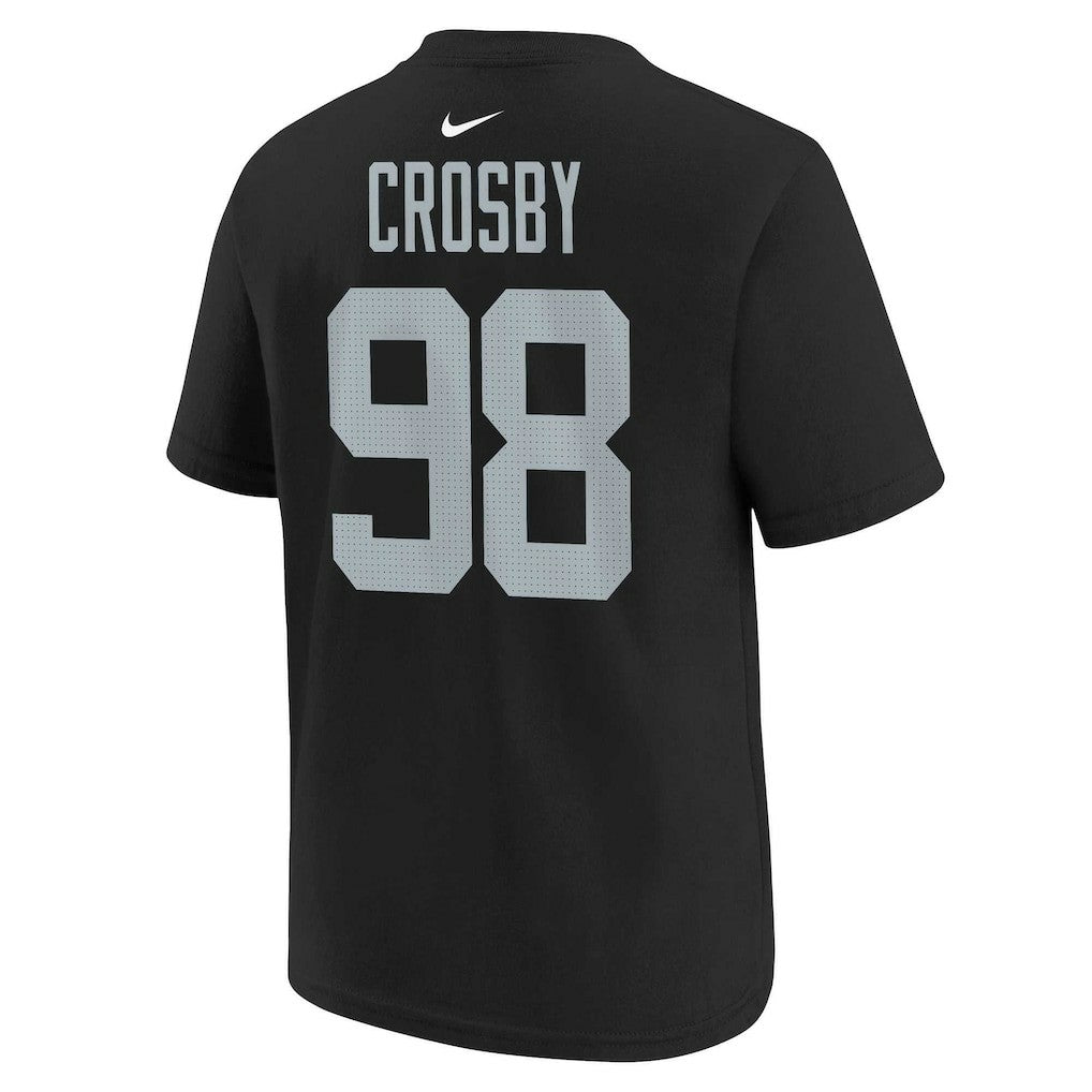 Maxx Crosby Las Vegas Raiders Youth Player Name & Number T-Shirt - Black | Nike discount