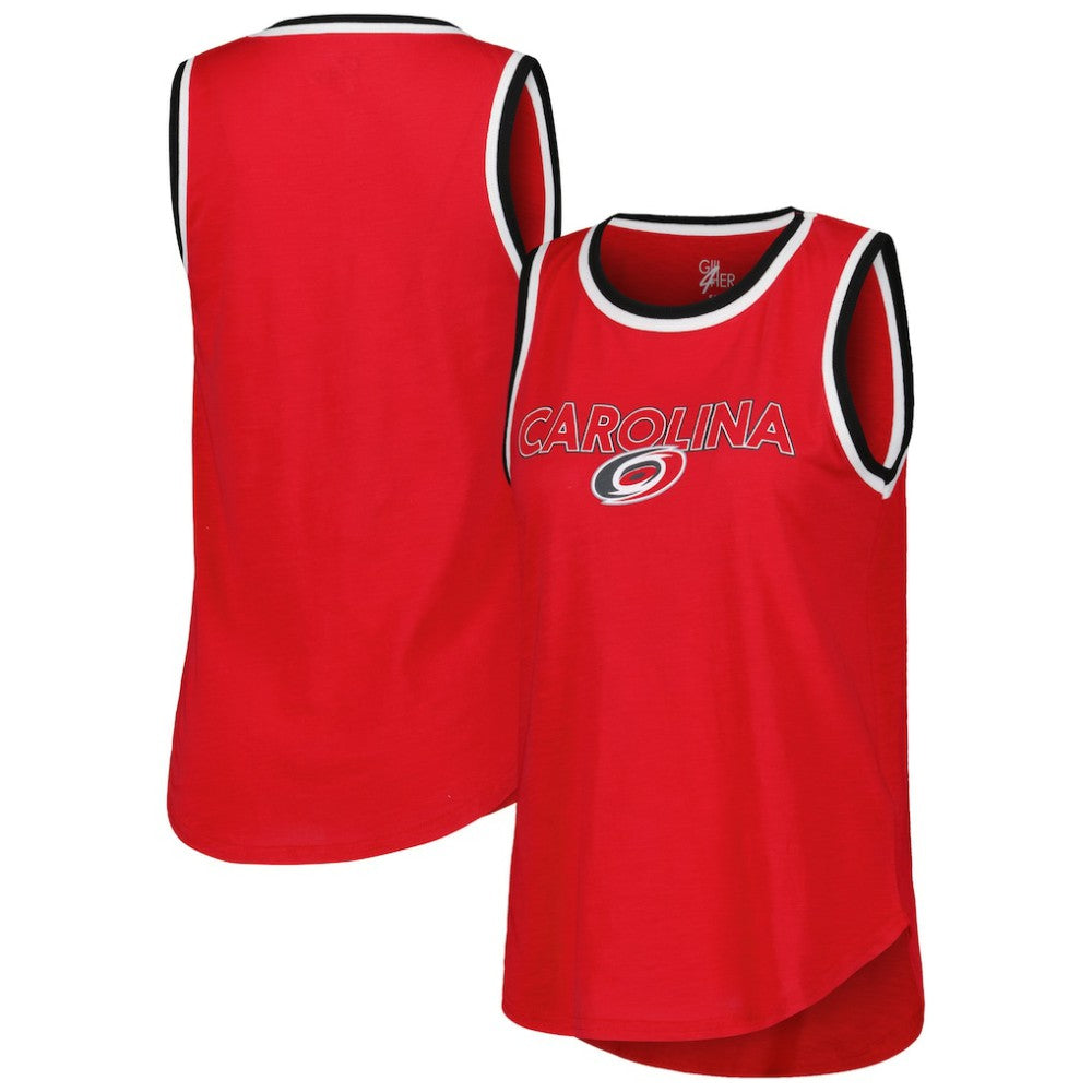 Carolina Hurricanes G-III 4Her by Carl Banks Women's Strategy Tank Top Red