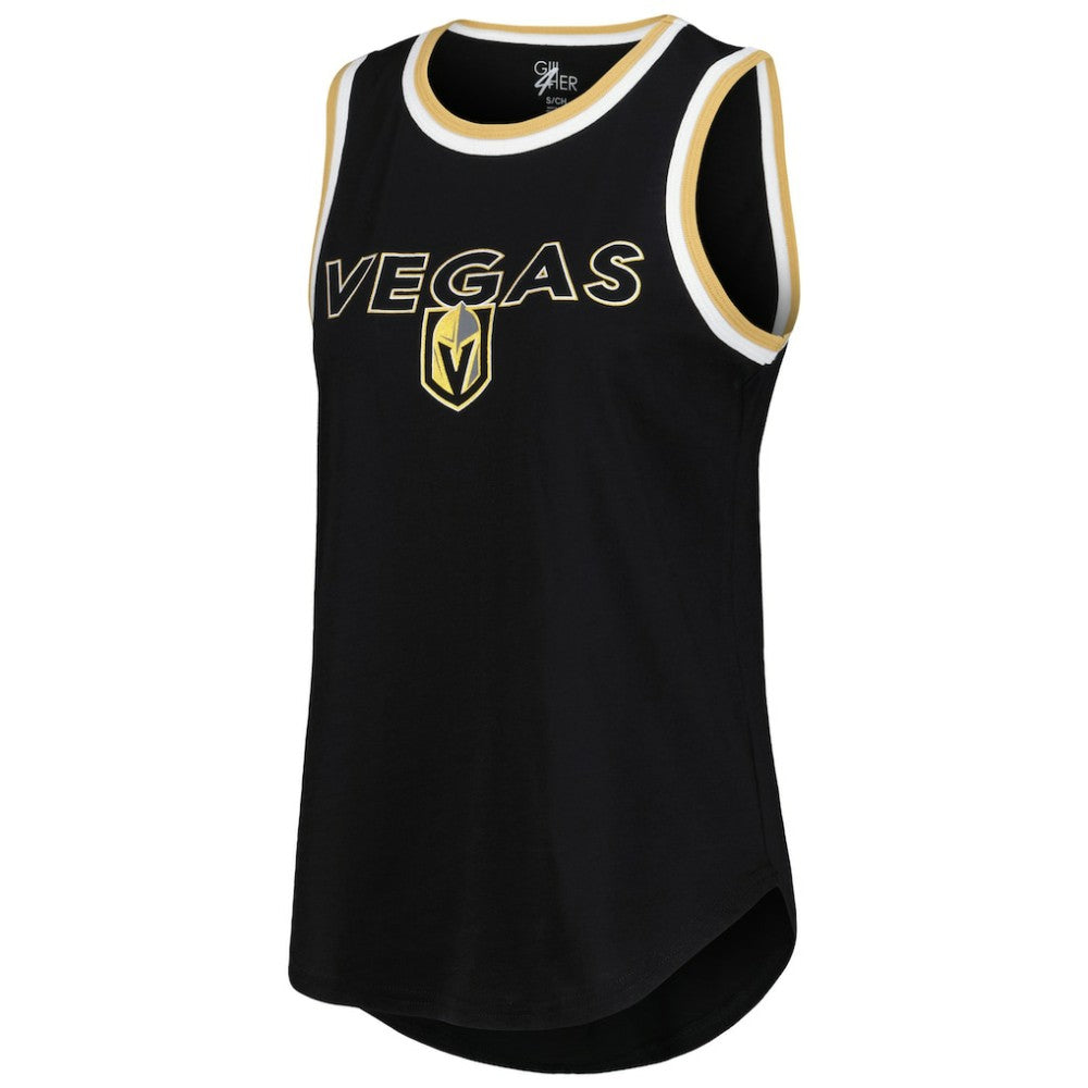 Vegas Golden Knights G-III 4Her by Carl Banks Women's Strategy Tank Top Black