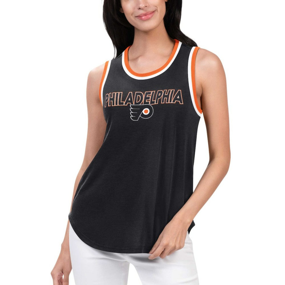 Philadelphia Flyers G-III 4Her by Carl Banks Women's Strategy Tank Top Black