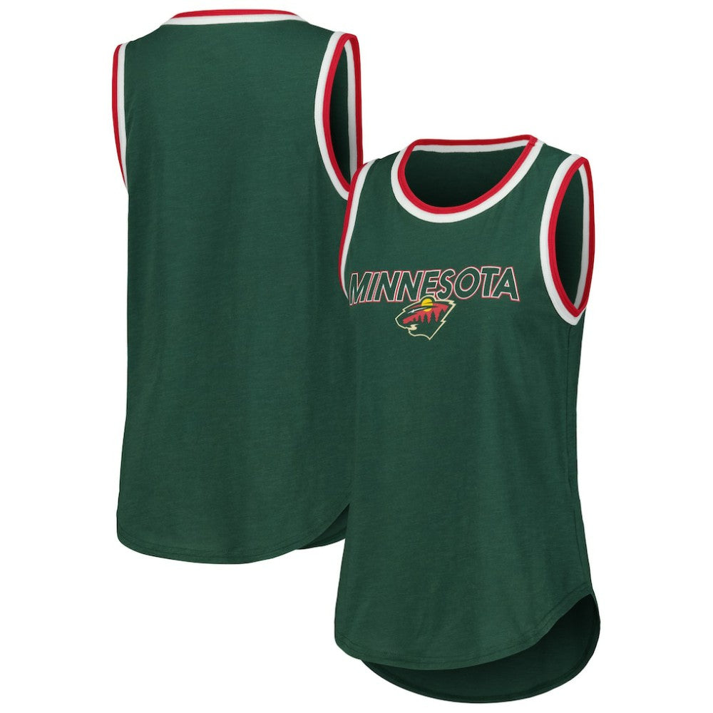 Minnesota Wild G-III 4Her by Carl Banks Women's Strategy Tank Top Green