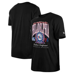 Philadelphia 76ers Unisex Oversized Essentials Boxy T-Shirt - Black | New Era for sale