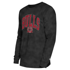 Chicago Bulls Unisex Oversized Essentials Enzyme Wash Long Sleeve T-Shirt sale - Black | New Era on sale