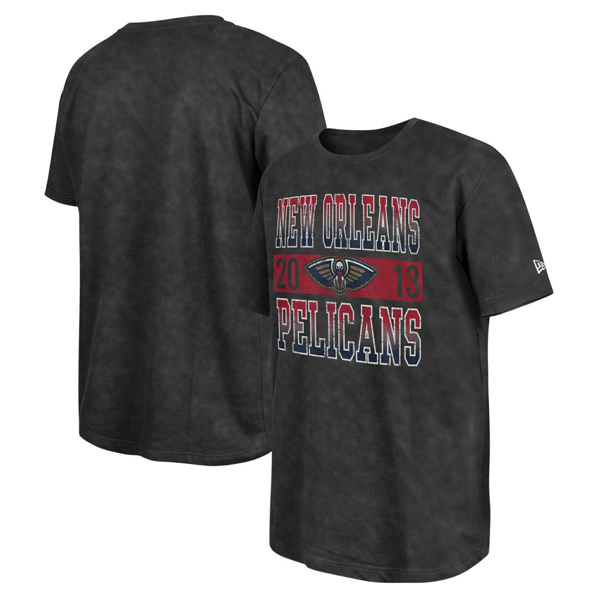 New Orleans Pelicans Enzyme Washed Oversized T-Shirt - Black | New Era outlet
