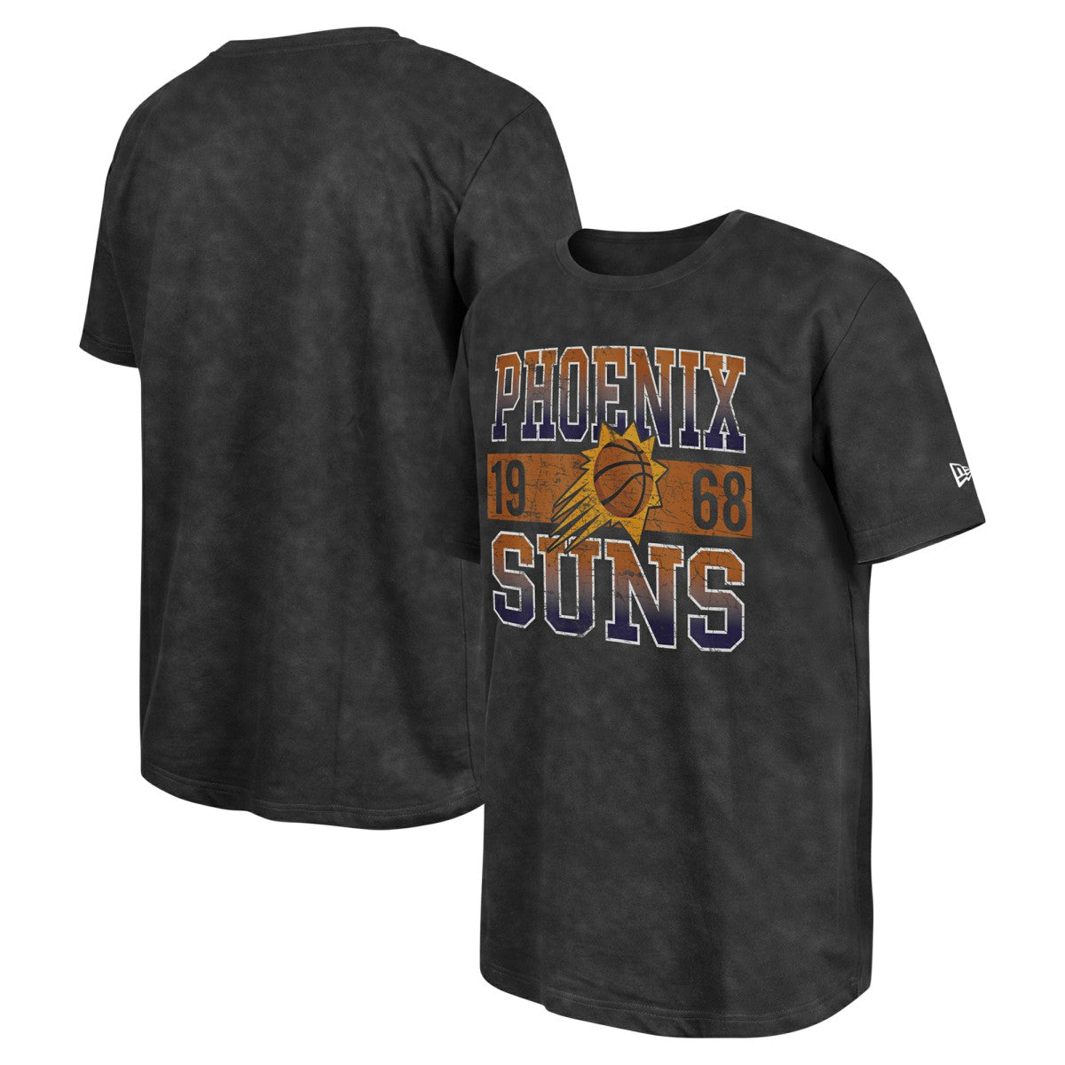 Phoenix Suns Enzyme Washed Oversized T-Shirt - Black | New Era on sale