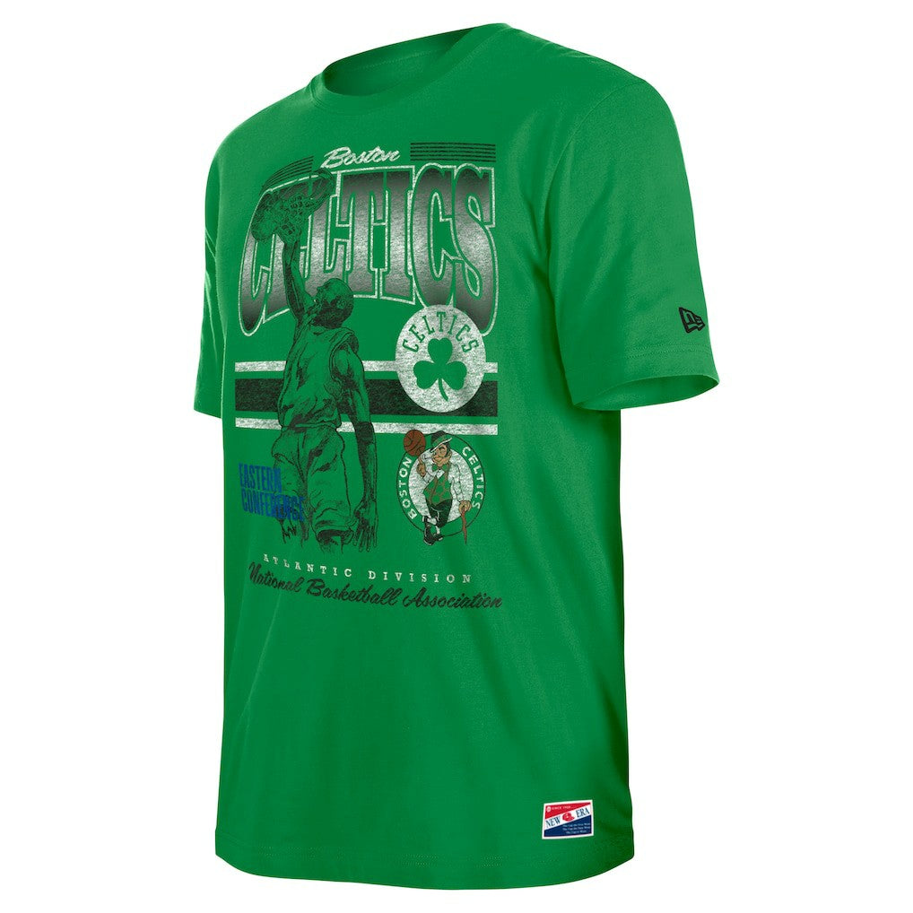 Boston Celtics Enzyme Wash Oversized T-Shirt - Kelly Green | New Era cheap