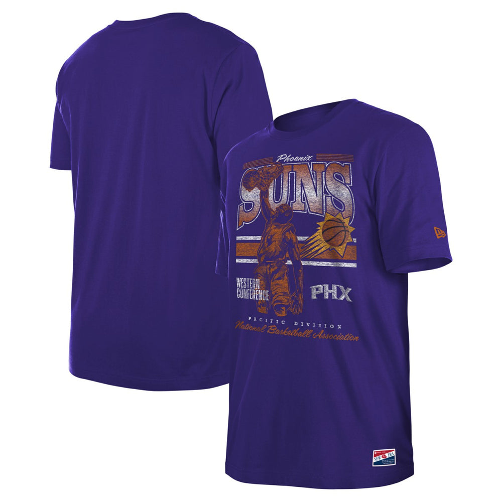 Phoenix Suns Enzyme Wash Oversized T-Shirt - Purple | New Era shop