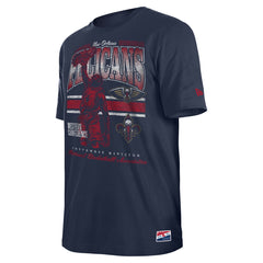 New Orleans Pelicans Enzyme Wash Oversized T-Shirt - Navy | New Era sale