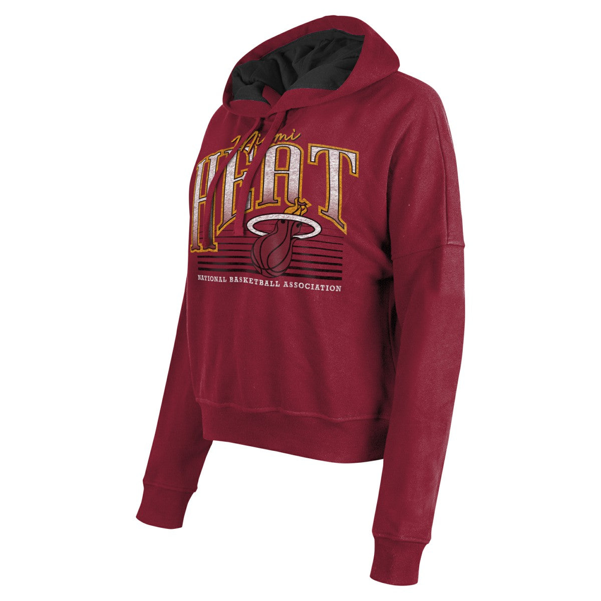 Miami Heat Women's Boxy Pullover Hoodie - Red | New Era for sale