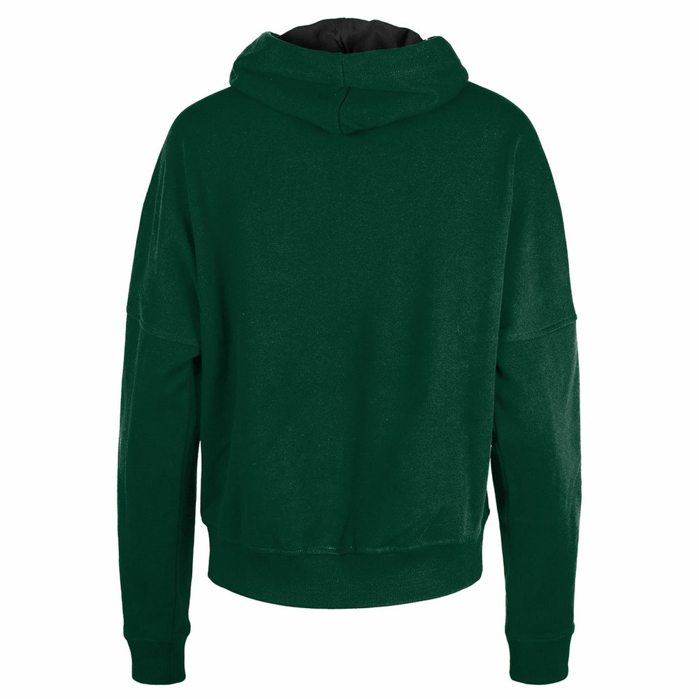 Milwaukee Bucks Women's Boxy Pullover Hoodie - Hunter Green | New Era sale
