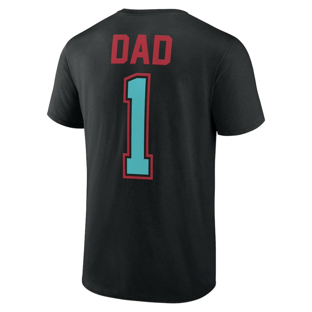 Arizona Diamondbacks Father's Day #1 Dad T-Shirt - Black