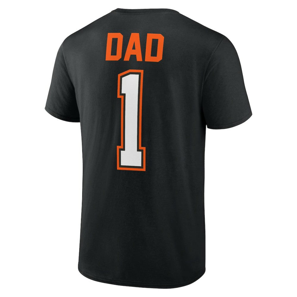 Baltimore Orioles Father's Day #1 Dad T-Shirt - Black