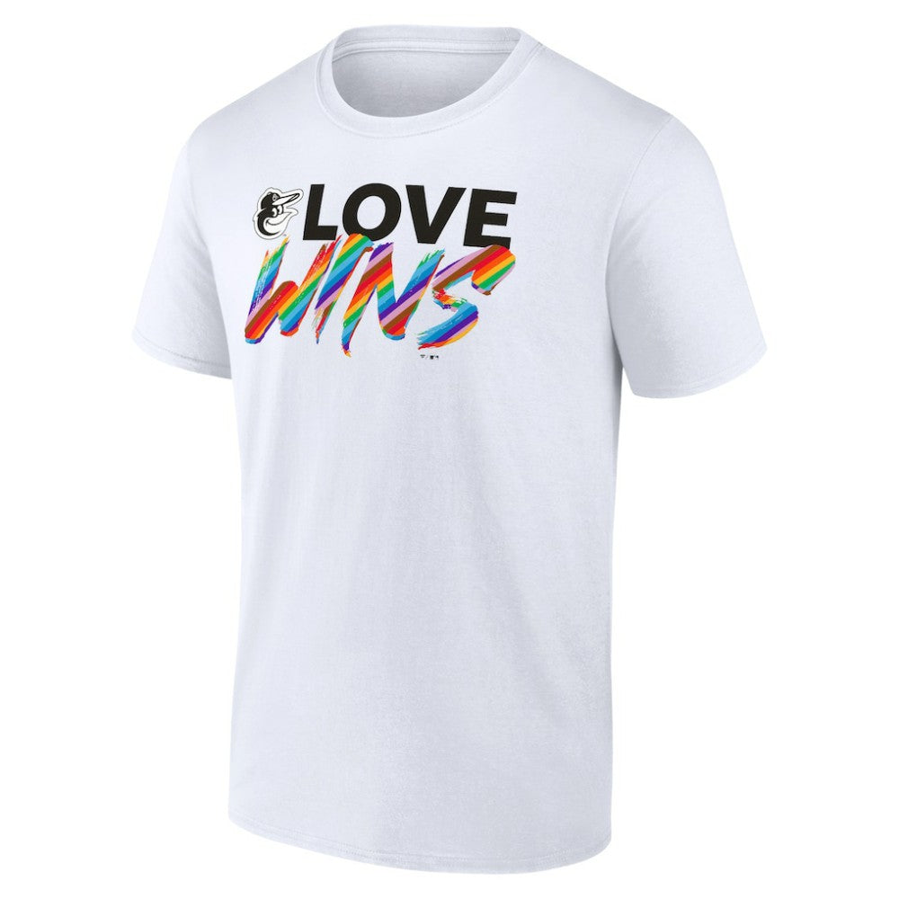 Baltimore Orioles Love Wins T-Shirt - White