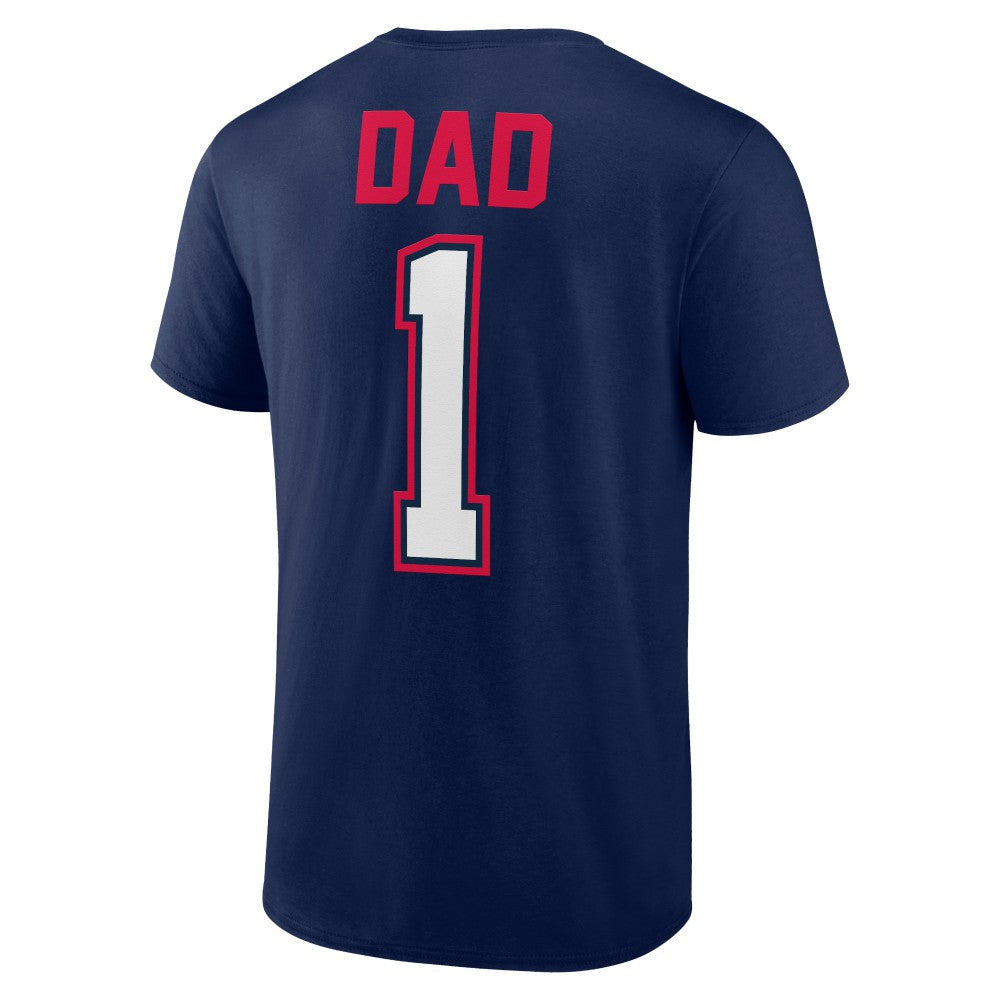 Cleveland Guardians Father's Day #1 Dad T-Shirt - Navy