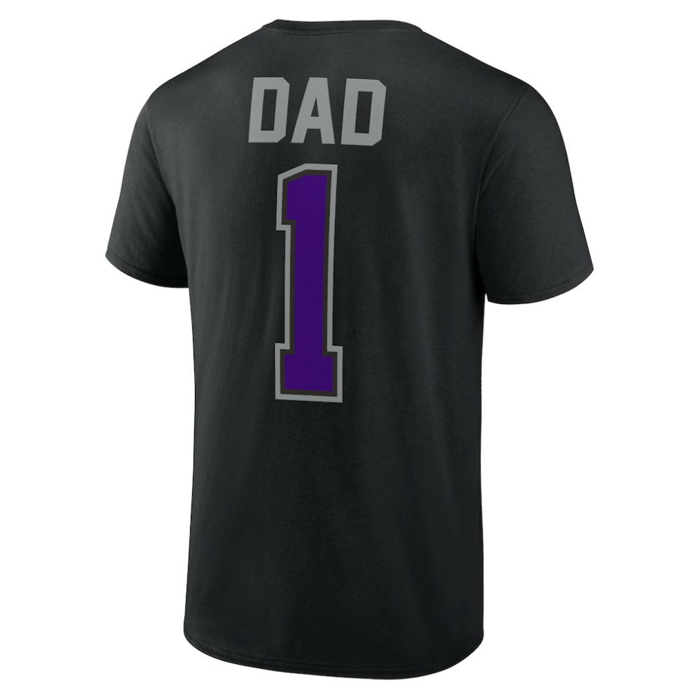 Colorado Rockies Father's Day #1 Dad T-Shirt - Black