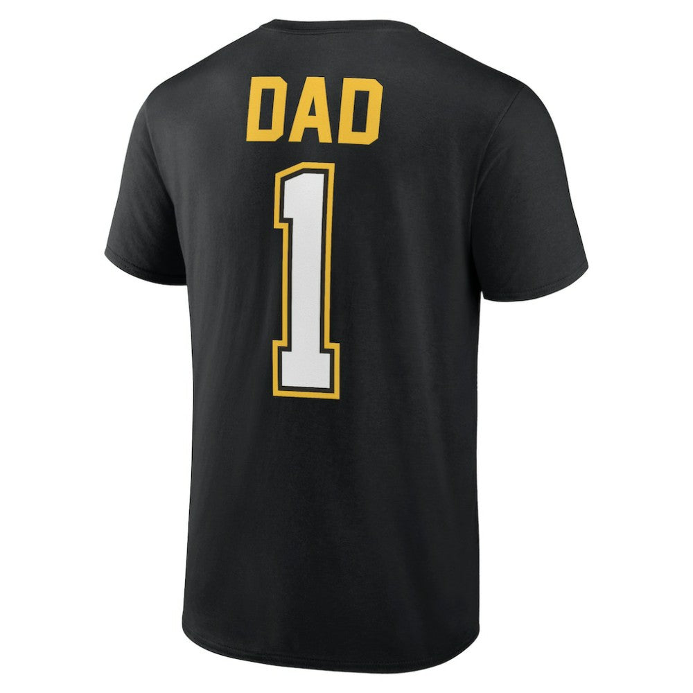 Pittsburgh Pirates Father's Day #1 Dad T-Shirt - Black