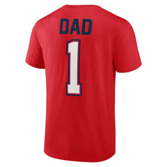 St. Louis Cardinals Father's Day #1 Dad T-Shirt - Red