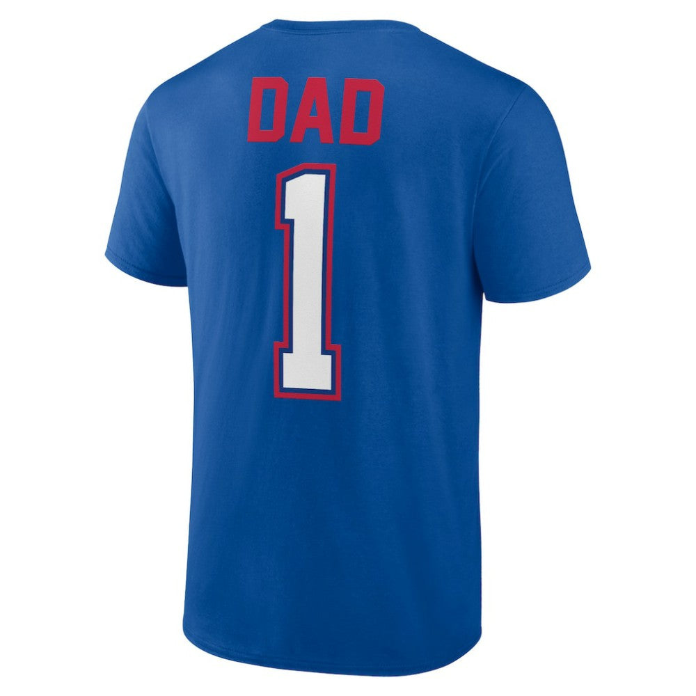 Texas Rangers Father's Day #1 Dad T-Shirt - Royal