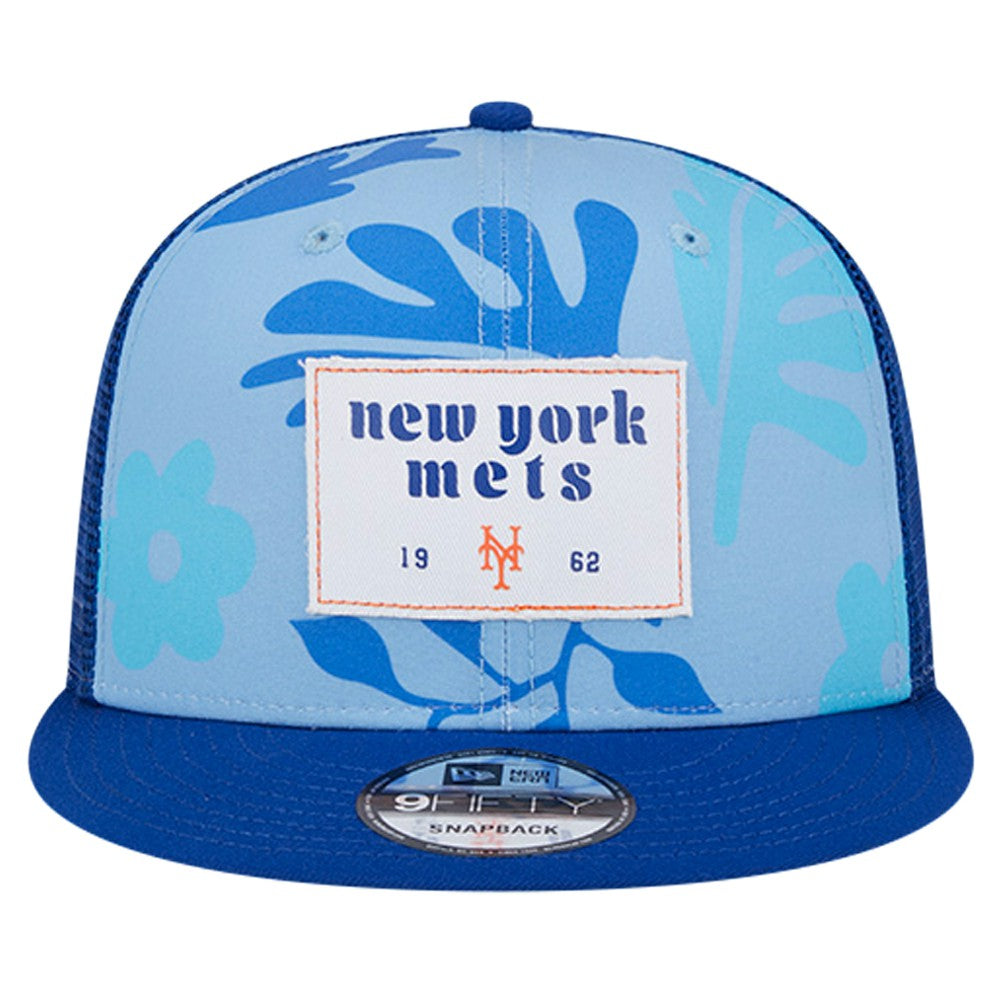 New York Mets Bikini Bottom Trucker 9FIFTY Snapback Hat - Royal | New Era