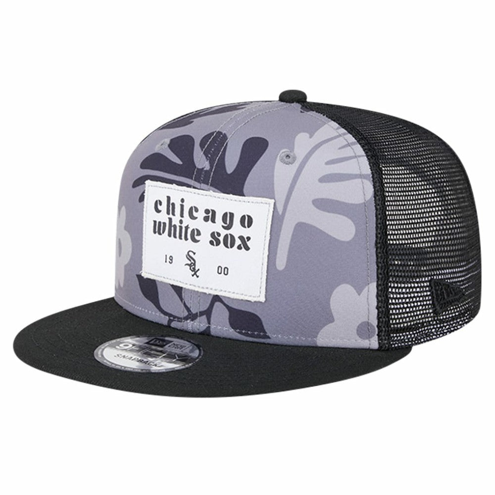 Chicago White Sox Bikini Bottom Trucker 9FIFTY Snapback Hat - Black | New Era
