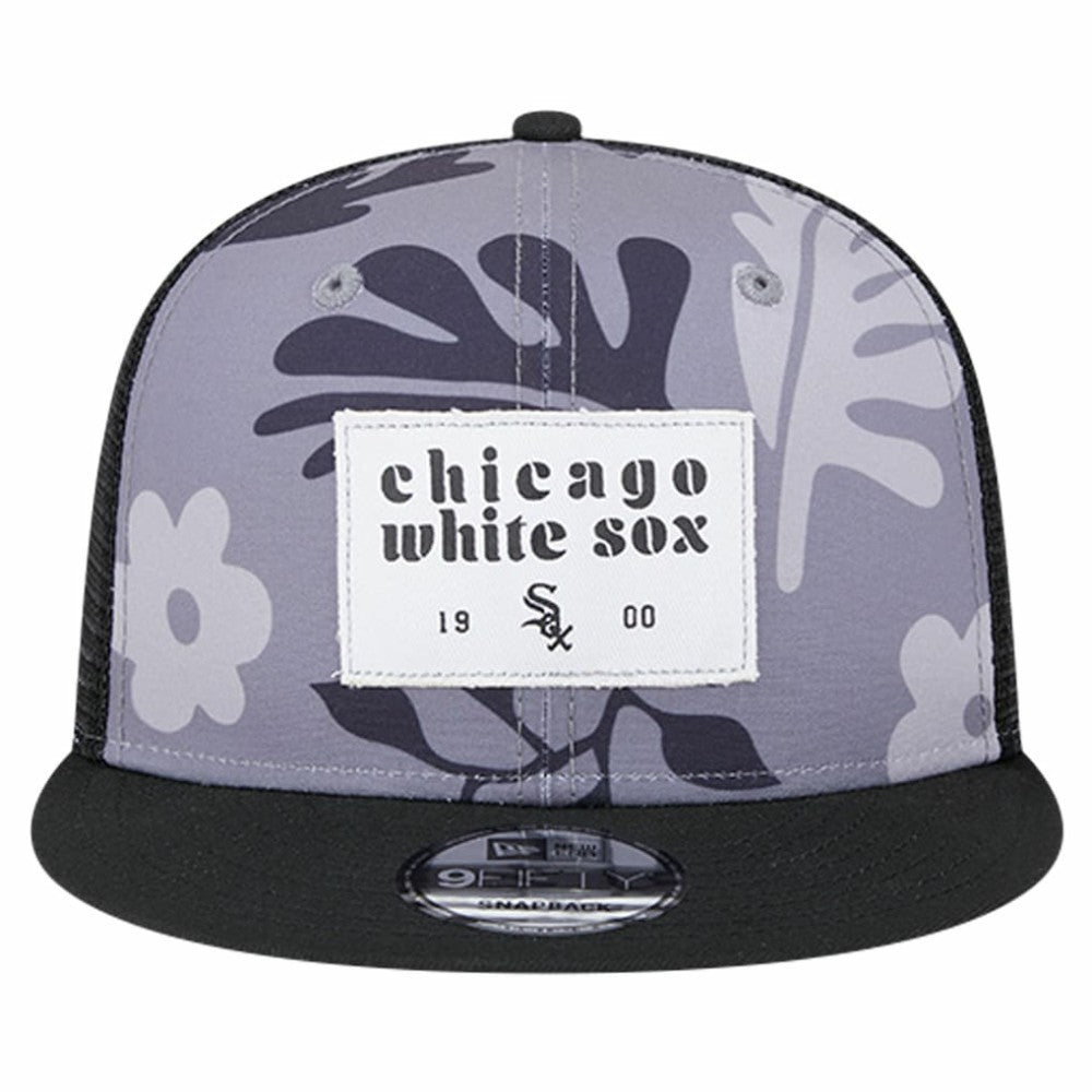 Chicago White Sox Bikini Bottom Trucker 9FIFTY Snapback Hat - Black | New Era
