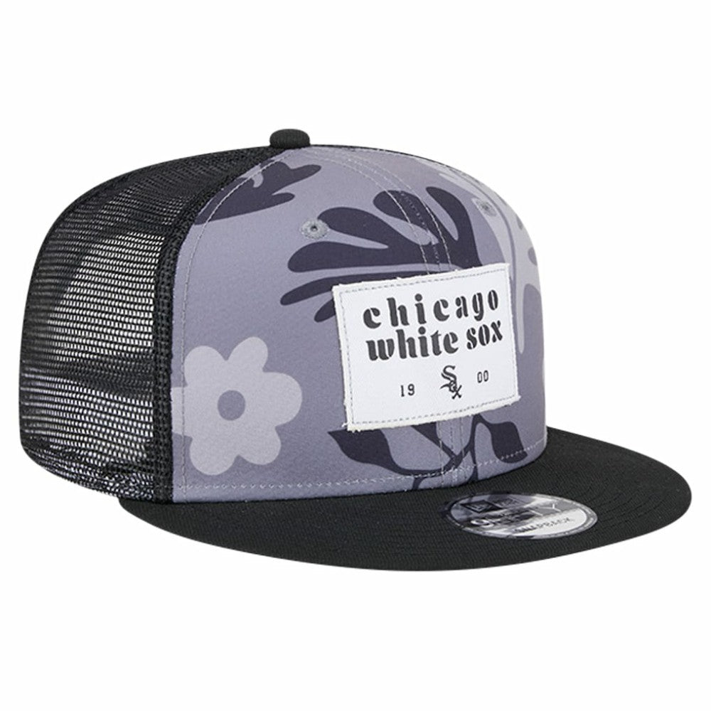 Chicago White Sox Bikini Bottom Trucker 9FIFTY Snapback Hat - Black | New Era