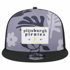 Pittsburgh Pirates Bikini Bottom Trucker 9FIFTY Snapback Hat - Black | New Era