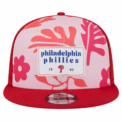 Philadelphia Phillies Bikini Bottom Trucker 9FIFTY Snapback Hat - Red | New Era