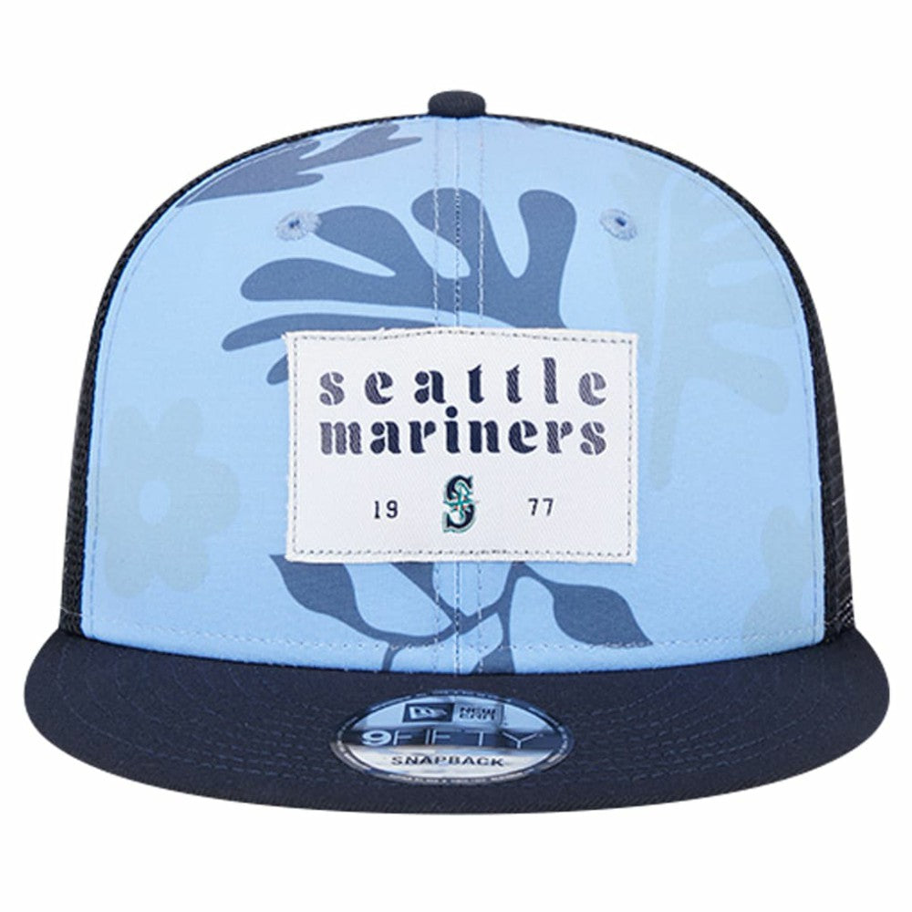 Seattle Mariners Bikini Bottom Trucker 9FIFTY Snapback Hat - Navy | New Era