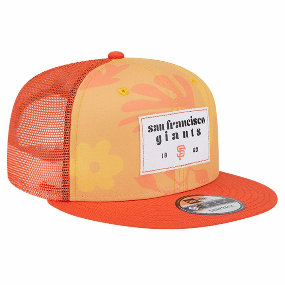 San Francisco Giants Bikini Bottom Trucker 9FIFTY Snapback Hat - Orange | New Era