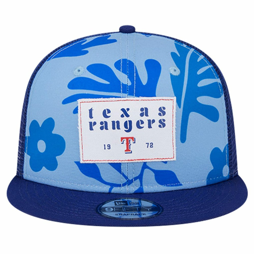 Texas Rangers Bikini Bottom Trucker 9FIFTY Snapback Hat - Royal | New Era