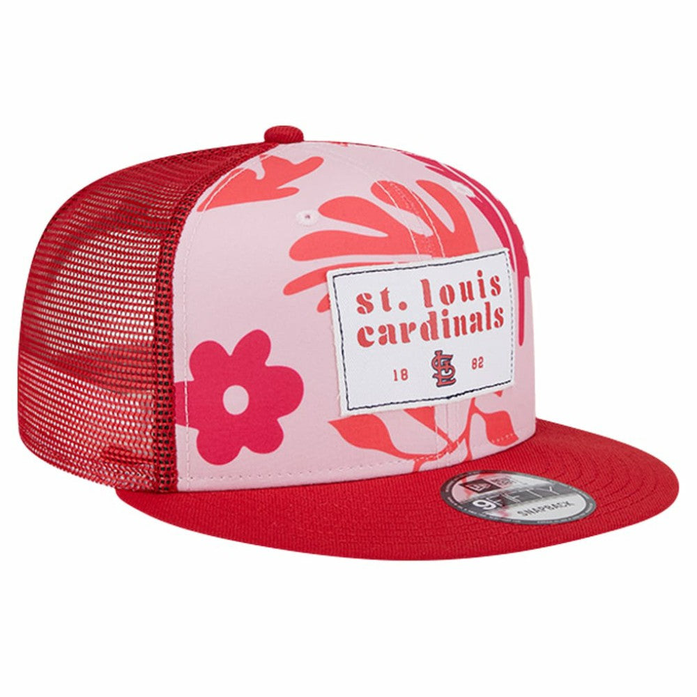 St. Louis Cardinals Bikini Bottom Trucker 9FIFTY Snapback Hat - Red | New Era
