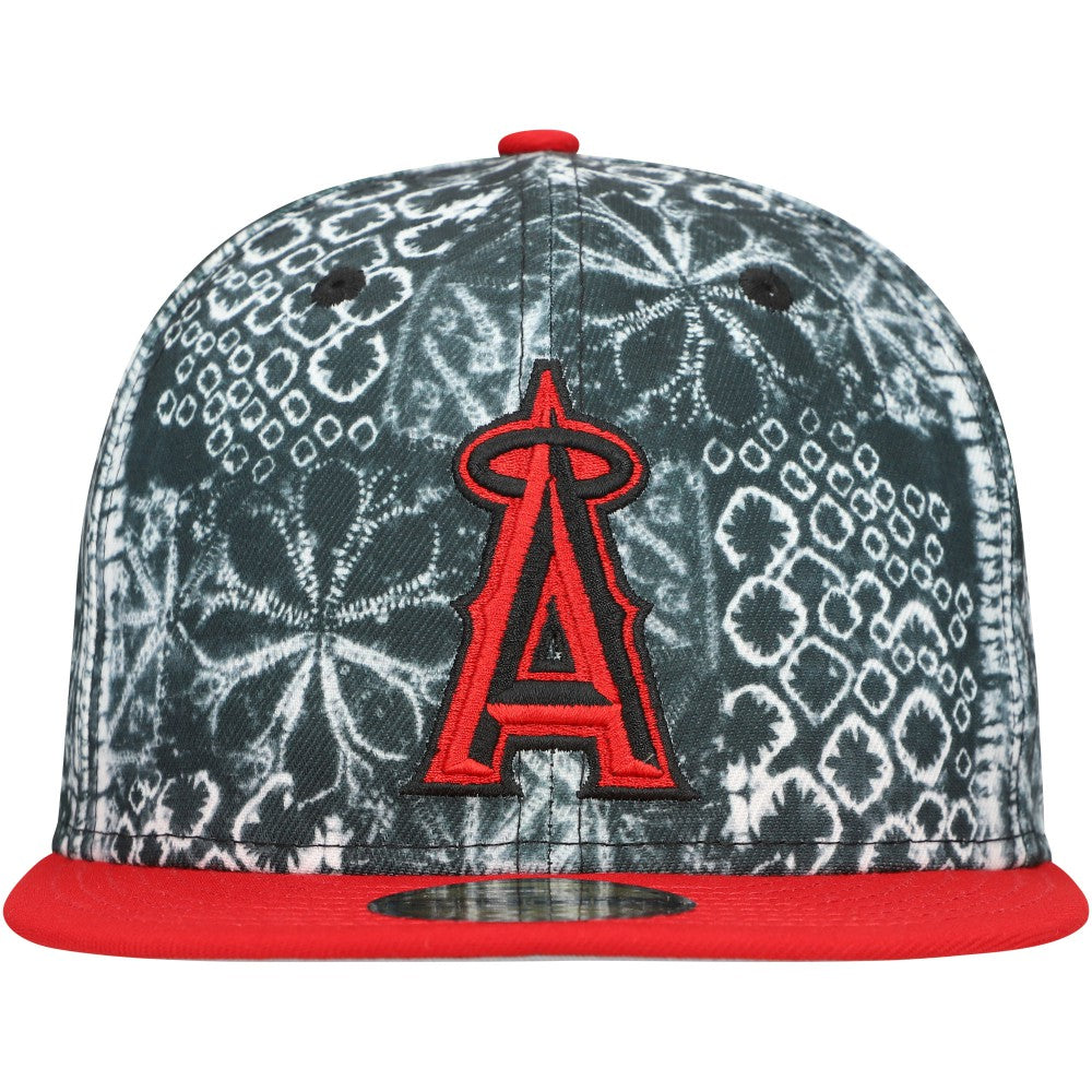 Los Angeles Angels Sands 59FIFTY Fitted Hat - Black | New Era