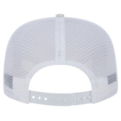 Los Angeles Angels Logo Dunes A-Frame Trucker 9FIFTY Snapback Hat - White | New Era