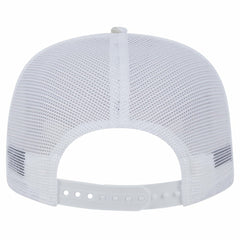Pittsburgh Pirates Logo Dunes A-Frame Trucker 9FIFTY Snapback Hat - White | New Era