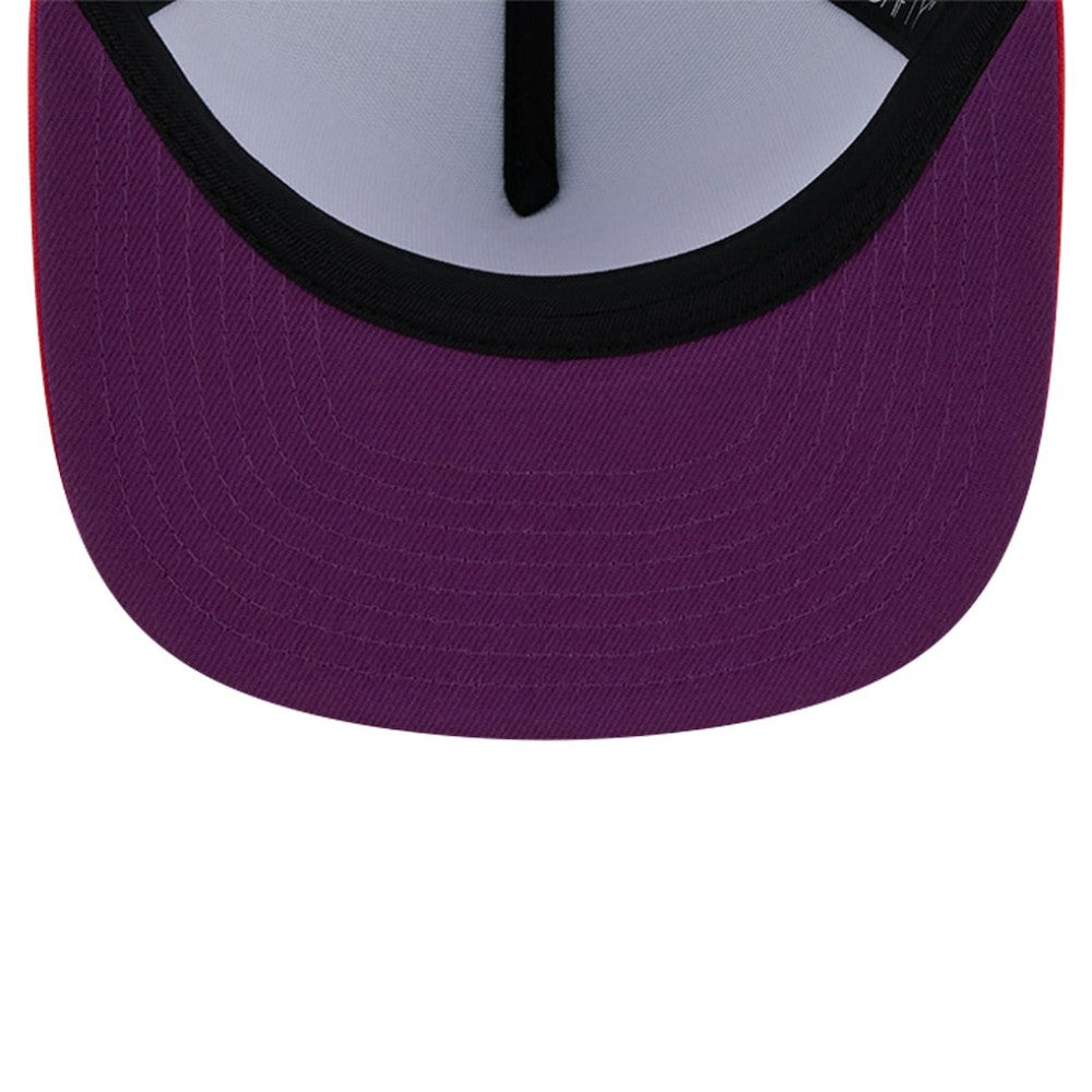 New York Yankees Neon Horizon A-Frame Trucker 9FIFTY Snapback Hat - Red | New Era