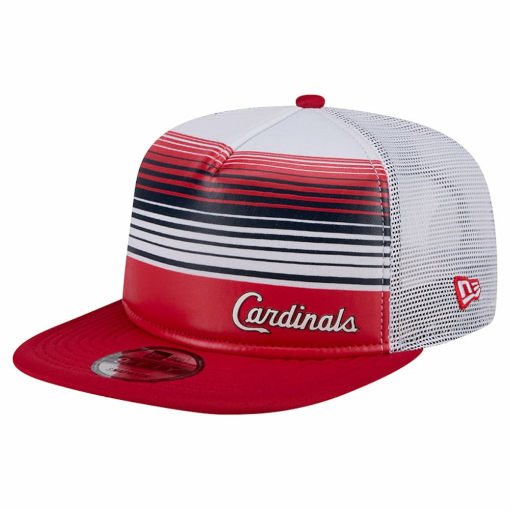 St. Louis Cardinals Team Horizon 9FIFTY A-Frame Trucker Snapback Hat - Red | New Era