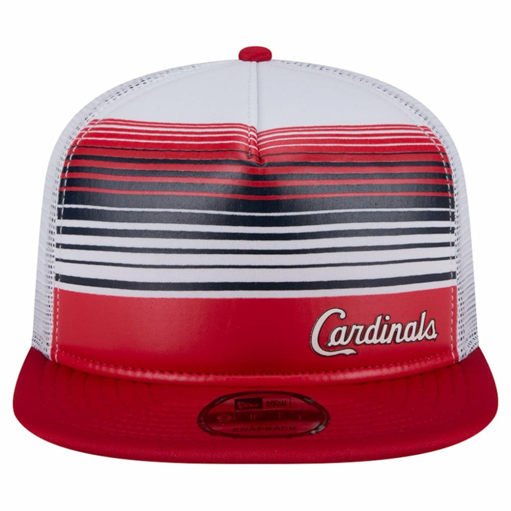 St. Louis Cardinals Team Horizon 9FIFTY A-Frame Trucker Snapback Hat - Red | New Era