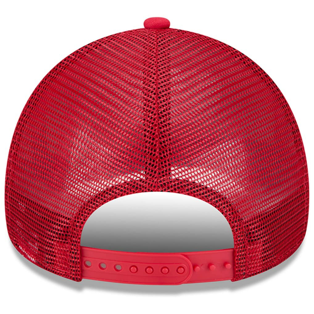 San Francisco 49ers New Era Retro Wordmark A-Frame 9FORTY Adjustable Hat - White/Scarlet outlet