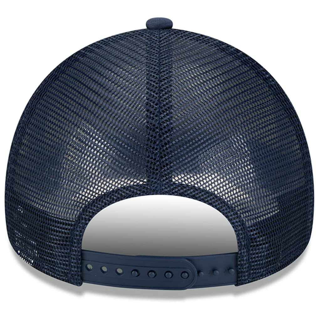 New York Giants New Era Retro Wordmark A-Frame 9FORTY Adjustable Hat - White/Royal discount