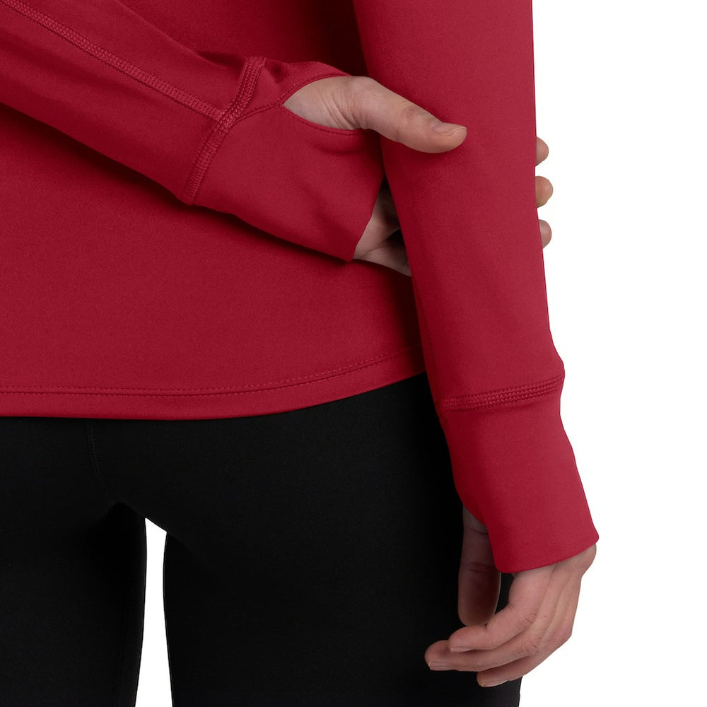San Francisco 49ers Women's Elements Quarter-Zip Jacket - Scarlet sale