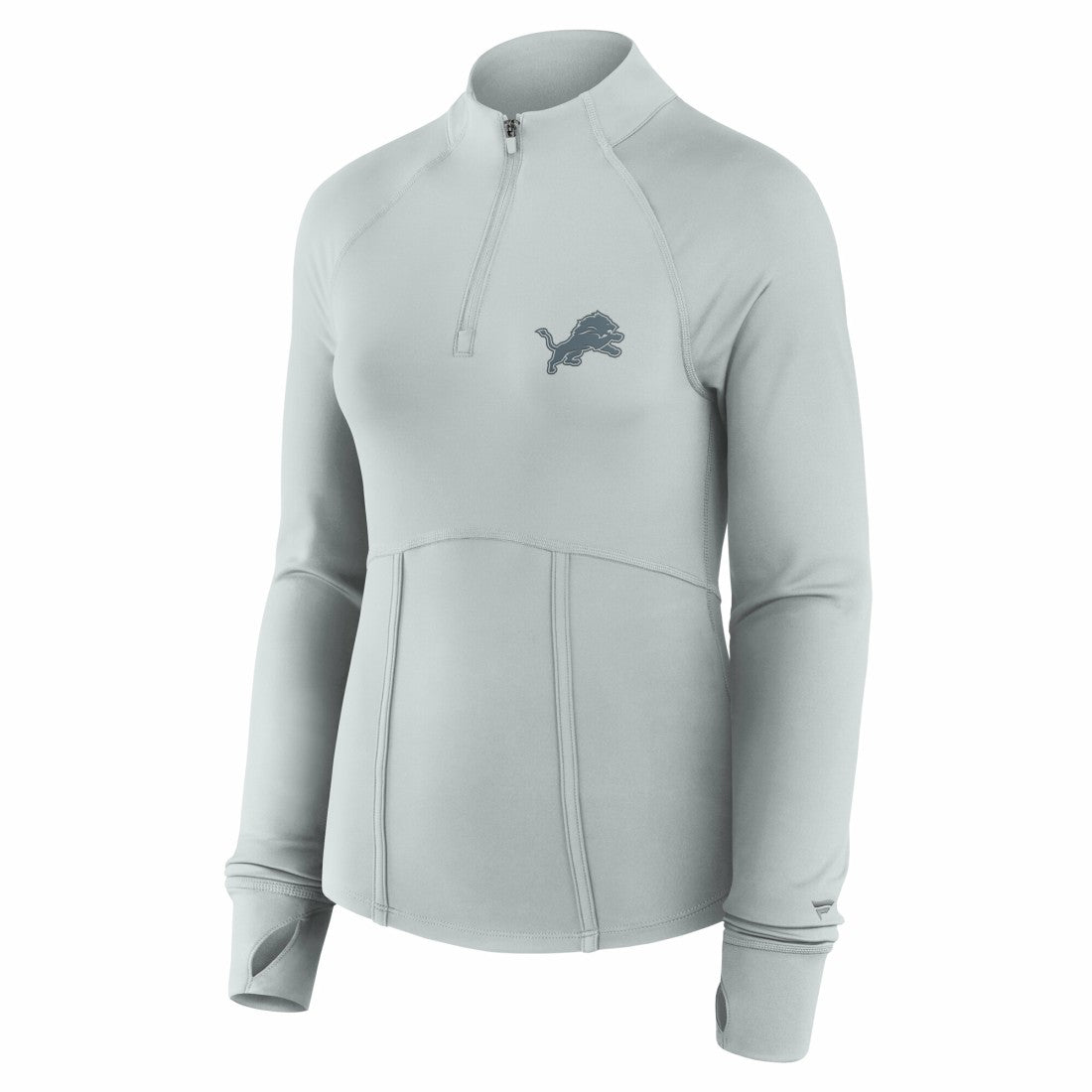Detroit Lions Women's Elements Raglan Quarter-Zip Jacket - Gray online