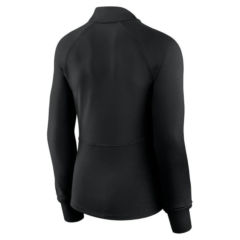 Cincinnati Bengals Women's Elements Raglan Quarter-Zip Jacket - Black outlet