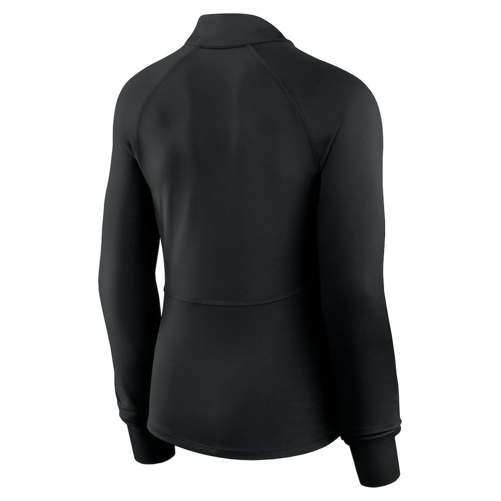 Cincinnati Bengals Women's Elements Raglan Quarter-Zip Jacket - Black outlet