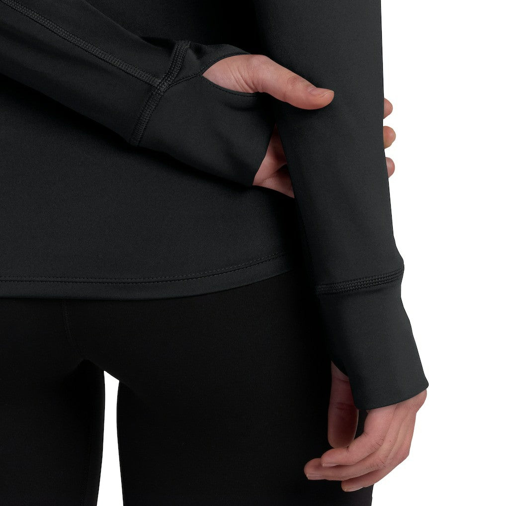 Cincinnati Bengals Women's Elements Raglan Quarter-Zip Jacket - Black outlet