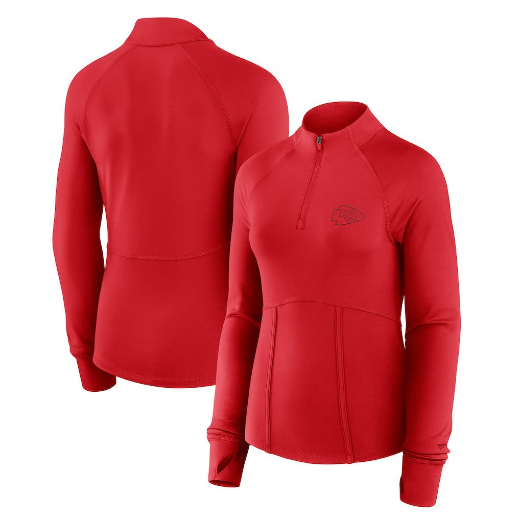 Kansas City Chiefs Women's Elements Quarter-Zip Jacket - Red for sale