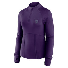 Minnesota Vikings Women's Elements Raglan Quarter-Zip Jacket - Purple cheap