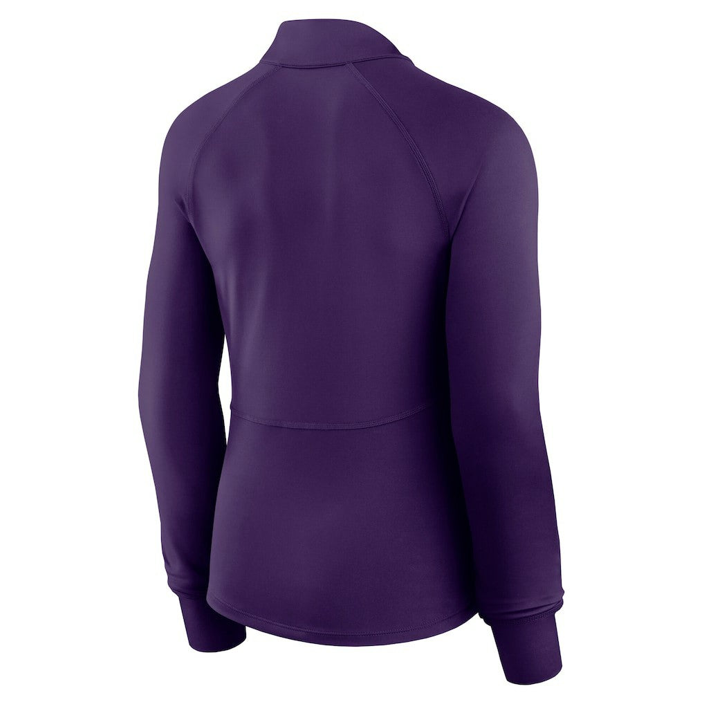 Minnesota Vikings Women's Elements Raglan Quarter-Zip Jacket - Purple cheap
