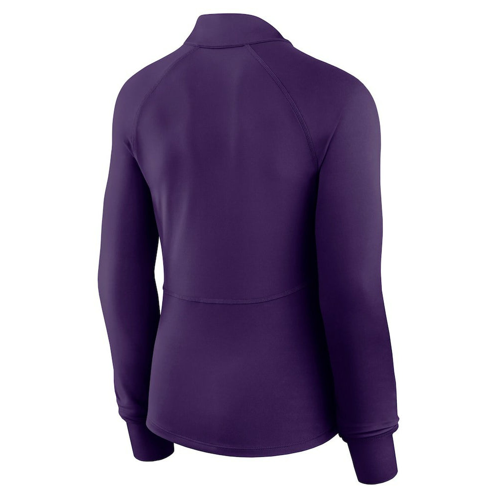 Minnesota Vikings Women's Elements Raglan Quarter-Zip Jacket - Purple cheap
