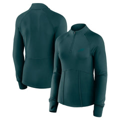 Philadelphia Eagles Women's Elements Quarter-Zip Jacket - Midnight Green discount